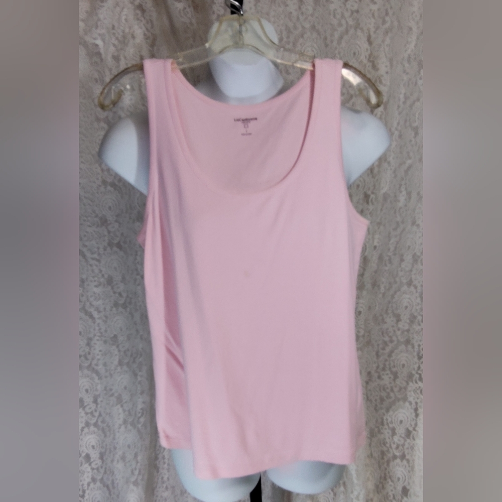 Liz Claiborne Pink Fitted Tank Top NWOT